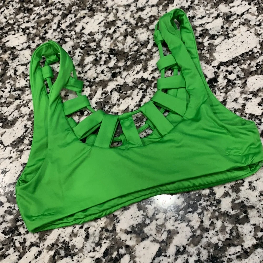 Isabella‎ Rose Green Swim Top